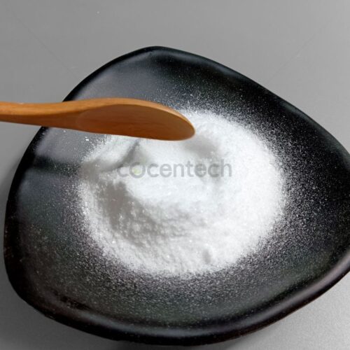 Tetramisole hydrochloride powder in a black dish.